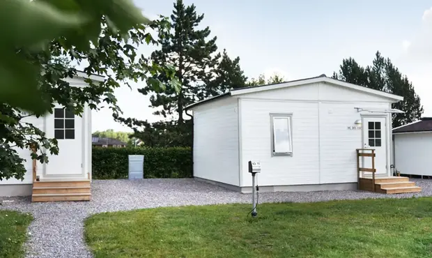 Stugor på Grästorps camping.