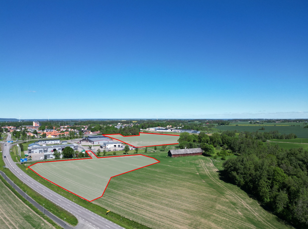 Bild över planområdet till detaljplan för Västölet